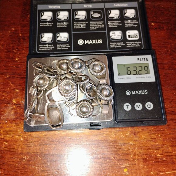 VTG Munksgaard Denmark Jewelry Set Sterling Silver Choker Bracelet Danish Modern - Picture 6 of 12